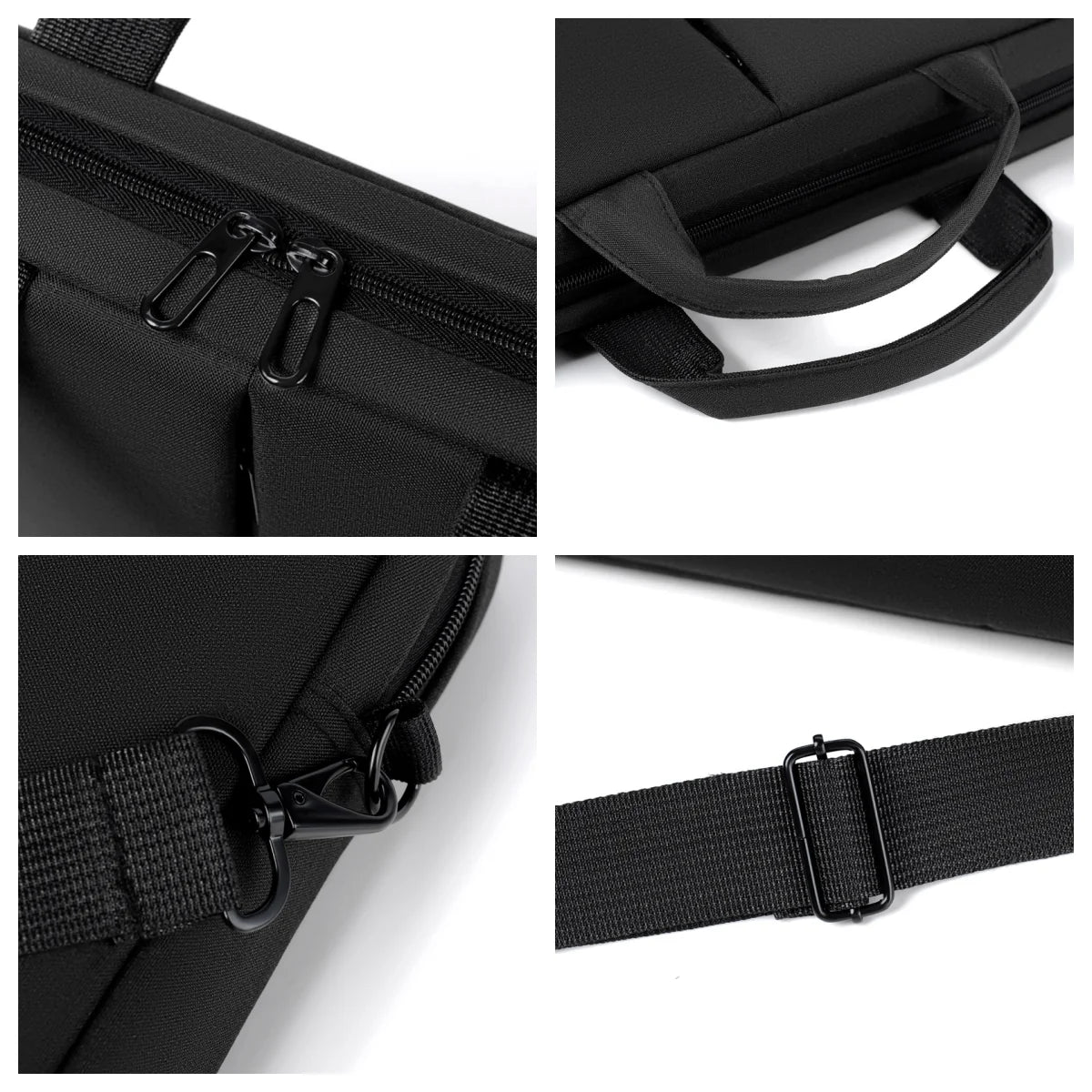 1pc Men's Business Commuter Laptop Bag 15.6-inch Lightweight Men's Laptop Briefcase Men's Commuter Shoulder Bag