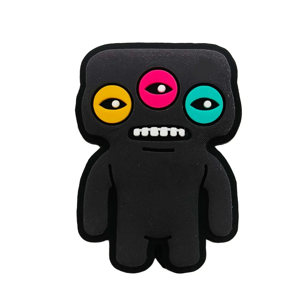 12/50Pcs Fuggler Monster Shoe Charms Cartoon Teeth Monsters Shoes Decoration Accessorie Buckle DIY Clogs Sandal Wristband