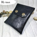 Mini Waist Bag Genuine Leather Belt Pouch Wallet Card Holder Car Key Purse Pack Driver's license Case Men Women 6071