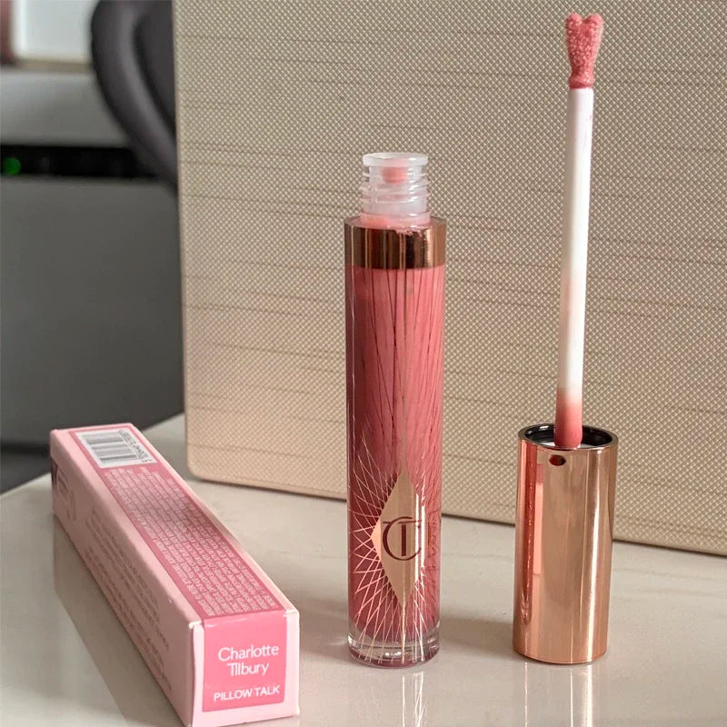 Luxury CT Multicolored Water Light Lip Gloss Lasting Moisturizing Lip Balm Heart-shaped Tip Lip Brush and Jelly Lip Gloss Makeup