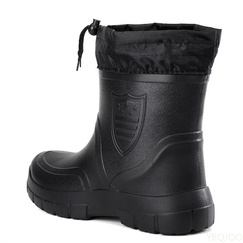Winter Warm Unisex Ankle Boots Men's Outdoor Waterproof Snow Boots Men Plus Size shoes Thick Sole Non-slip boot Zapatos Homme