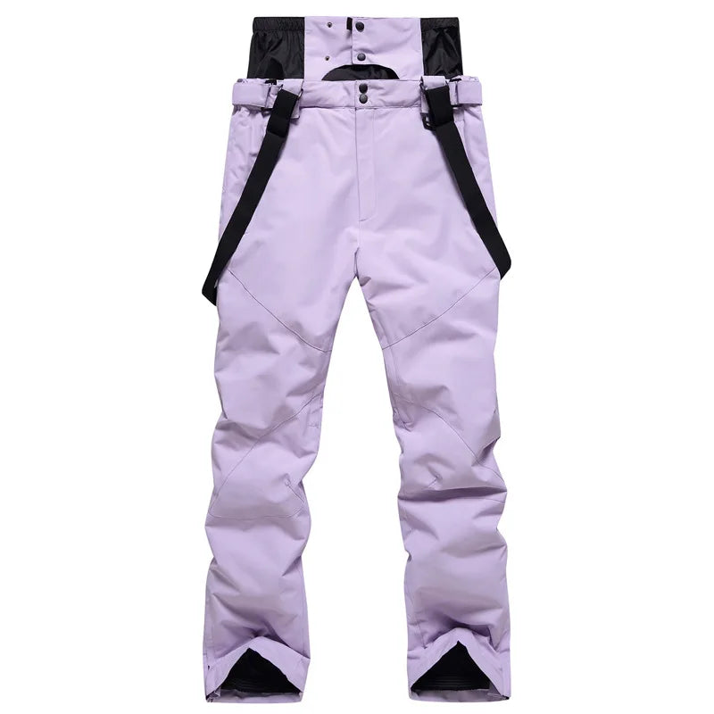 Women and Men's Ski Trousers Windproof Waterproof Snowboarding Winter Outdoor Warm Breathable Snow Male Female Sports Pants