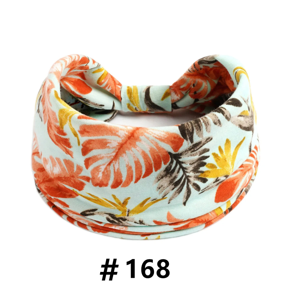 Boho Headbands for Women Cotton Wide Head Bands Stretch Hairband Non Slip Workout Yoga Running Turban Headwrap Hair Accessories