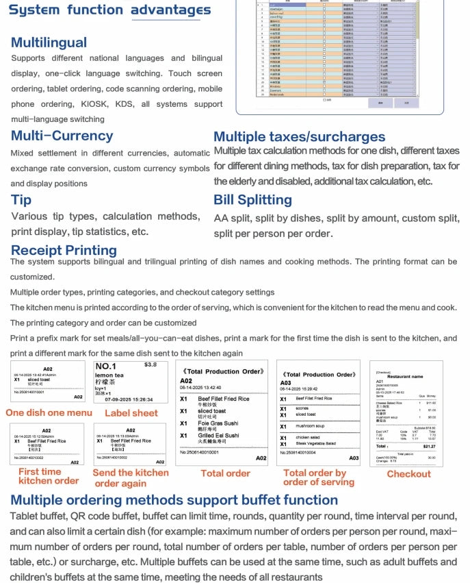 POS Software, Retail Stores, Supermarkets, Catering, Multilingual