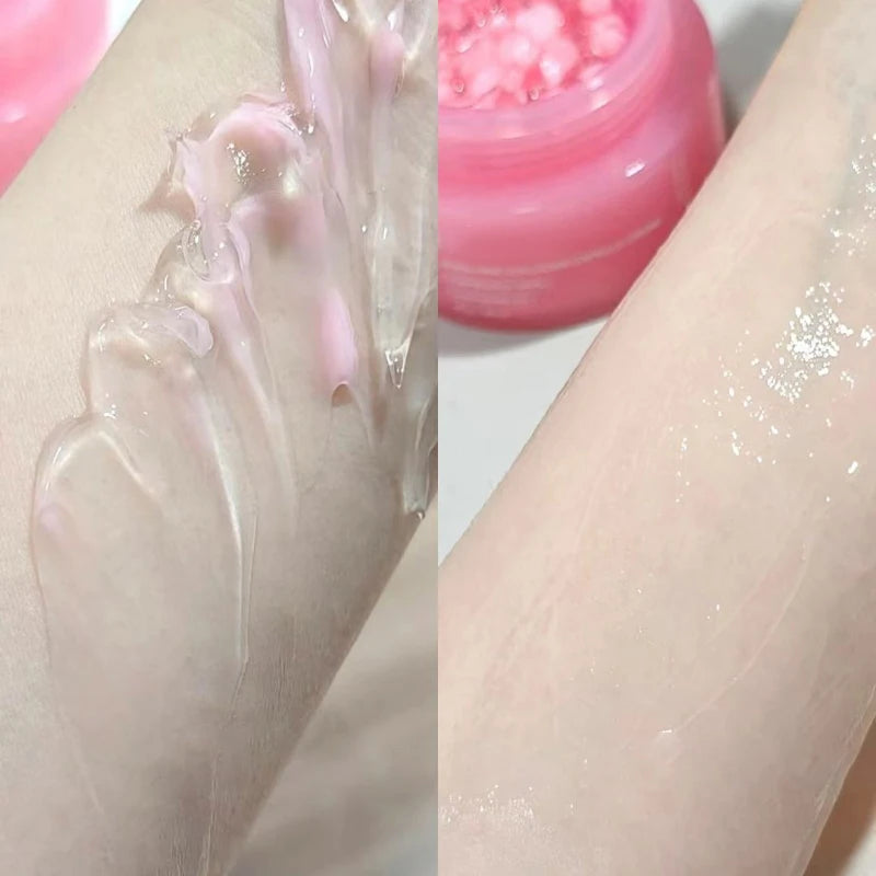 Nicotinamide Infiltrated Pink Collagen Capsule Cream A Facial Moisturizing Product Is Used for Anti-wrinkle And Moisturizing