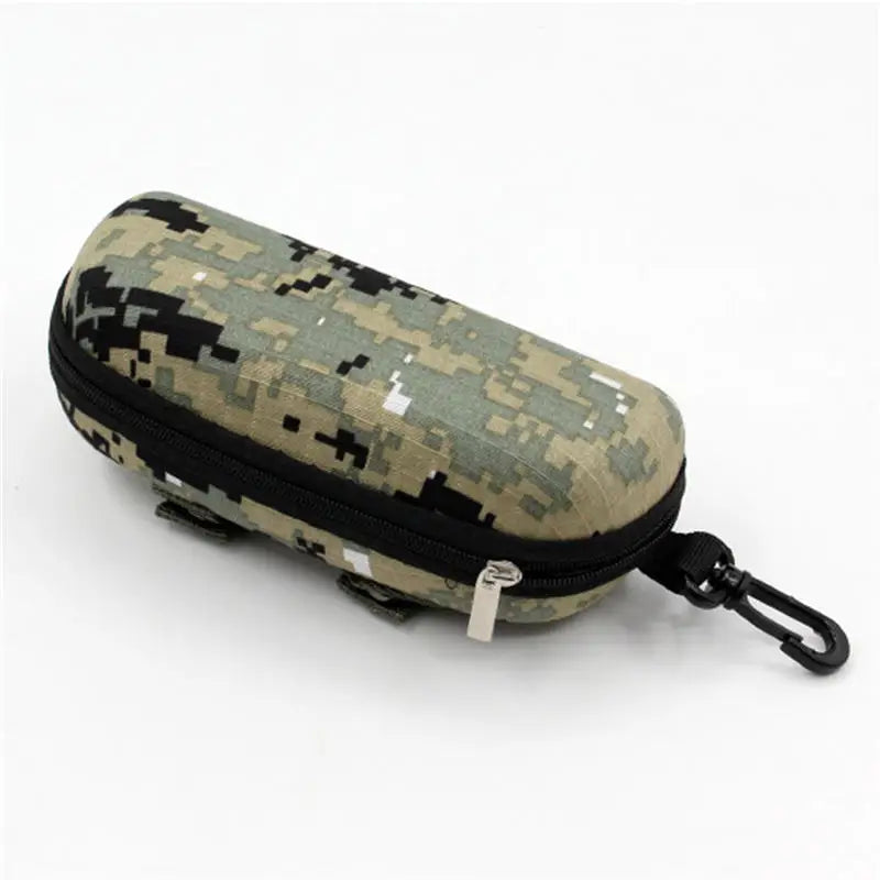Tactical Glasses Case Portable Eyeglasses Cases Camouflage Glasses Box Fashion Glasses Holder Eyeglasses Accessory With Zipper