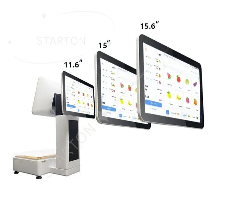 Sides Pos Machine All In One Desktop Cash Register Pos Machine For Sale Pos Systems Machines 15.6 Inch Smart Dual