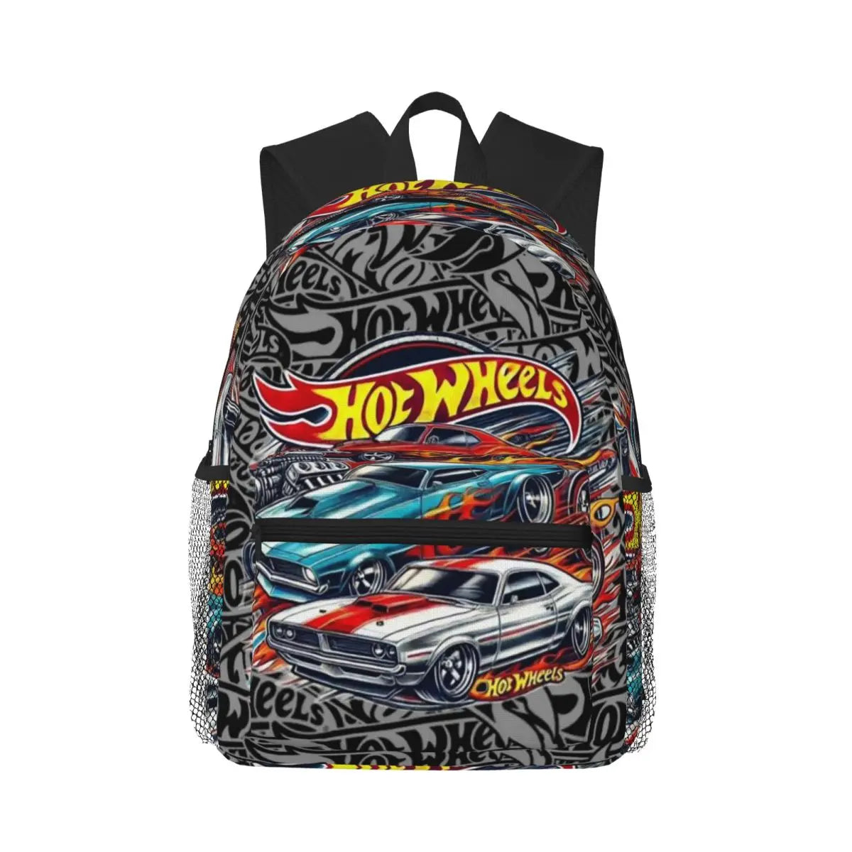 Hot Wheels Race Student Backpack School Bag Hiking Travel Daypack for Men Women Bookbag Shoulder Bags