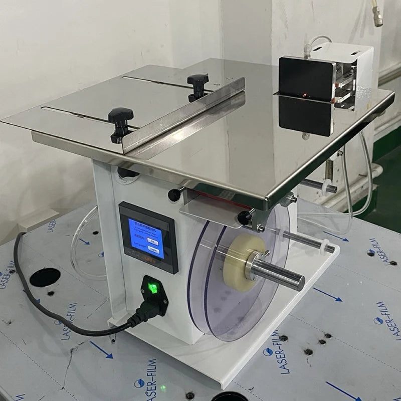 Factory Semi Automatic Right Angel Labeling Machine Manual Self Adhesive Corner Labeling Machine