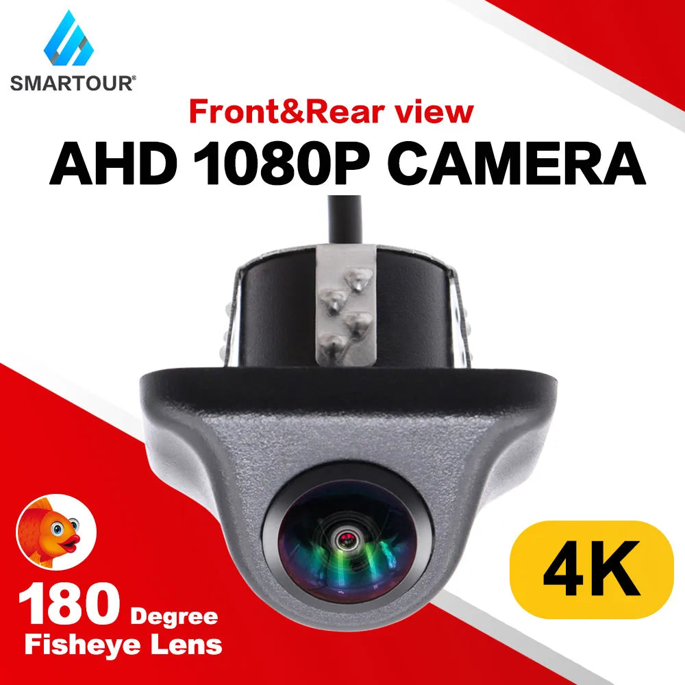 AHD 4K Car Backup Camera – 180° Wide Angle