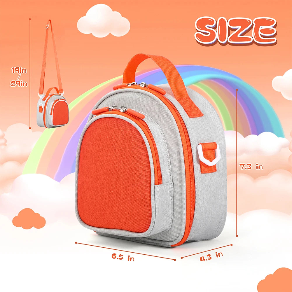 Carrying Case for Yoto Mini (2024 Edition) Travel Storage Bag Card Holder Hold Up To 30 Cards Protective Case for Audio Player