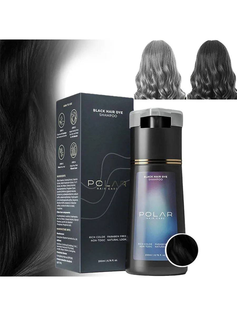 Easy To Operate Fast Hair Dye Shampoo Quick Color Change Hair Dye Products Natural Plant Gray Hair Covering Hair Care Products