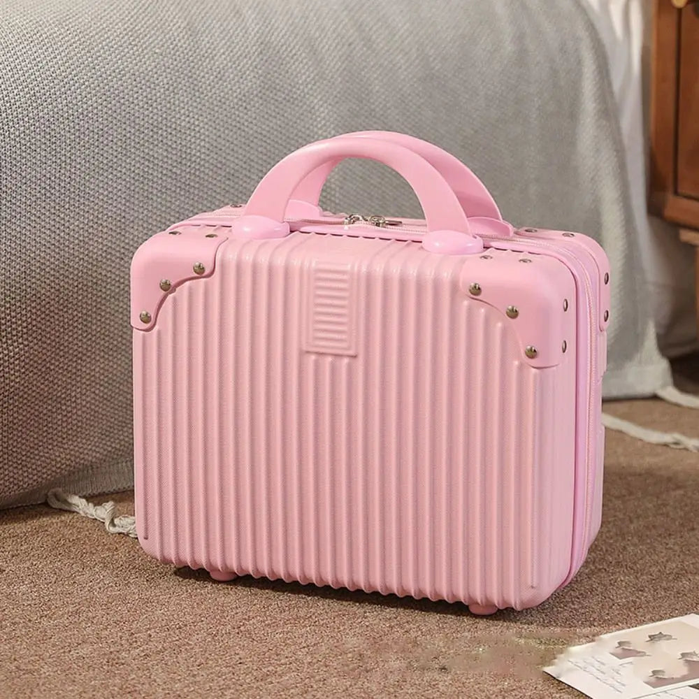 Hot Sales 14 inch Travel Suitcase Hand Mini Cosmetic Box Organizer Luggage Boarding Case For Women Travel Tote
