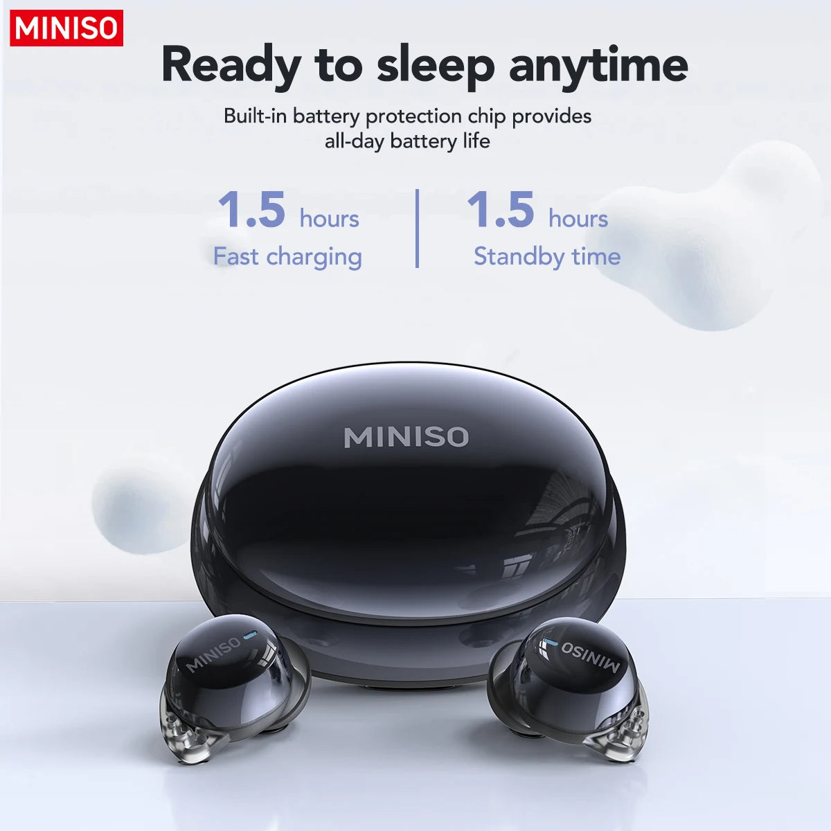 MINISO MS216 TWS Wireless Earbuds Bluetooth 6.0 Headphones AI Translator Earbuds TWS in-Ear Wireless Earphones Ultra-Light