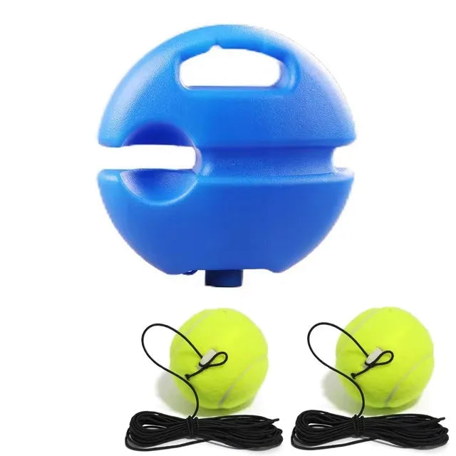 1-20pcs Heavy Duty Tennis Training Aids Base With Elastic Rope Ball Practice Self-Duty Rebound Tennis Trainer Padel Accessories