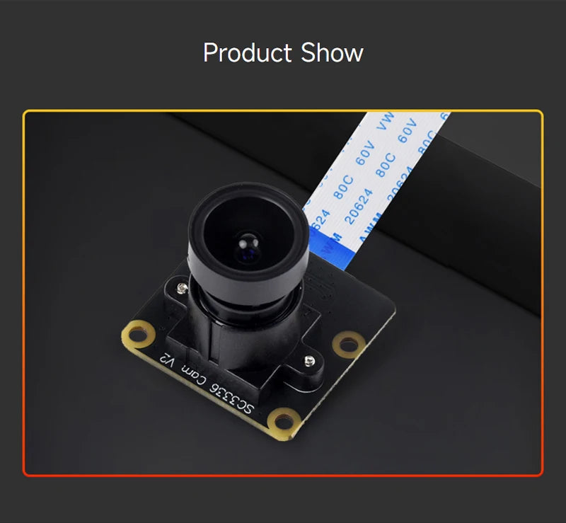 LuckFox Pico Camera SC3336 3MP Camera Module (B) High Sensitivity Low Light Performance Compatible LuckFox Pico Series Board