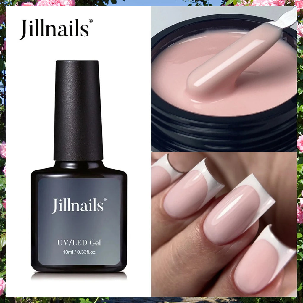 Jillnails Liquid Builder Nail Gel TPO Hema Free for Nail Extension Pink Brown Nude Milky White 50g/100g Nails UV Gel