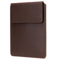 Laptop Sleeve Genuine Leather Slim Tablet Protective Cover for 15/15.6 Inch MacBook Air/Pro