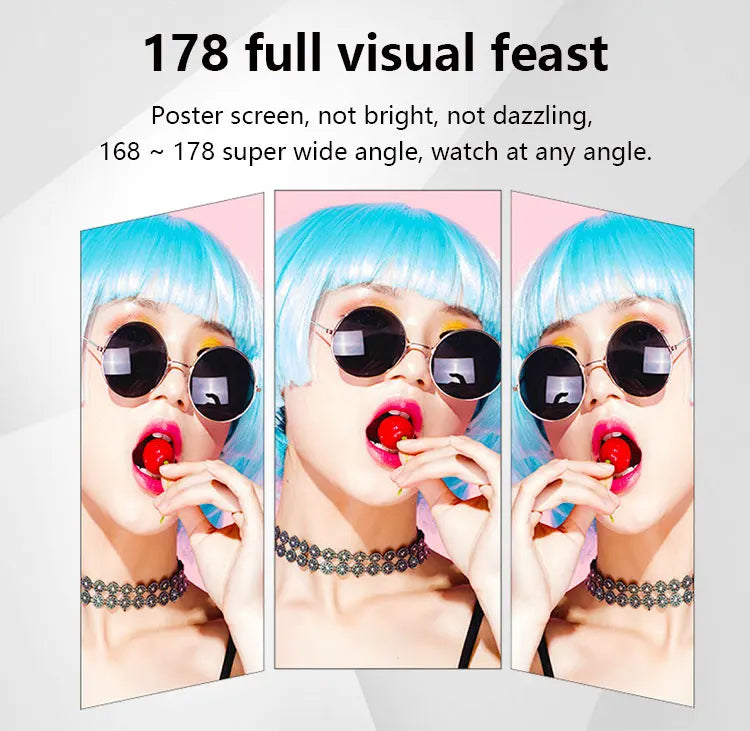 New Arrival Indoor Outdoor Capacitive  Stand Floor Advertising Poster Screen Full Color Digital LED Display Screen