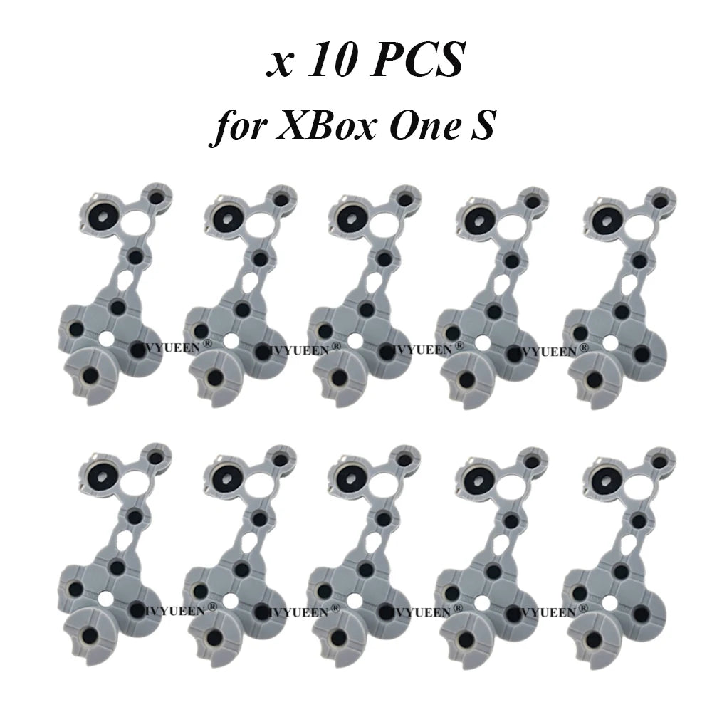 IVYUEEN 3-10 PCS for XBox One X S Slim Controller Conductive Rubber Button Contact Pad Replacement Repair Game Accessories