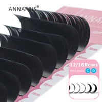 GAHAMACA Eyelash Extension 0.07mm C/D/L/LU Curl Lash 3dW-Shape Eyelashes Extension Natural Soft Premade False Lashes ﻿Wholesaled