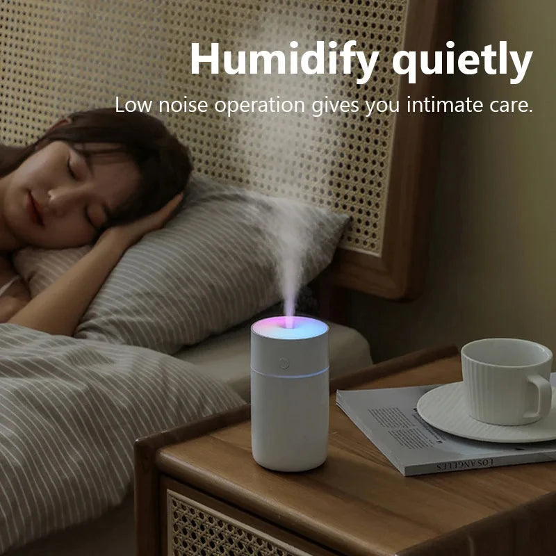 HOMEFISH Colorful Portable Mini Air Humidifier USB Rechargeable Wireless Home Car Aroma Diffuser Essential Oil Atomizer