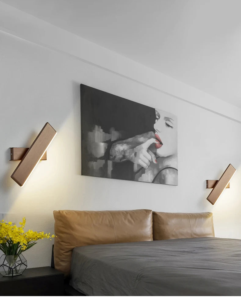Led Indoor Wall Lamps Rotation Adjustable Modern Wall Sconce Stair Wall Light Fixture Hallway Bedroom Bedside led Wall Lamp