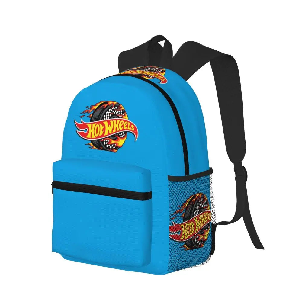 Hot Wheels Race Student Backpack School Bag Hiking Travel Daypack for Men Women Bookbag Shoulder Bags