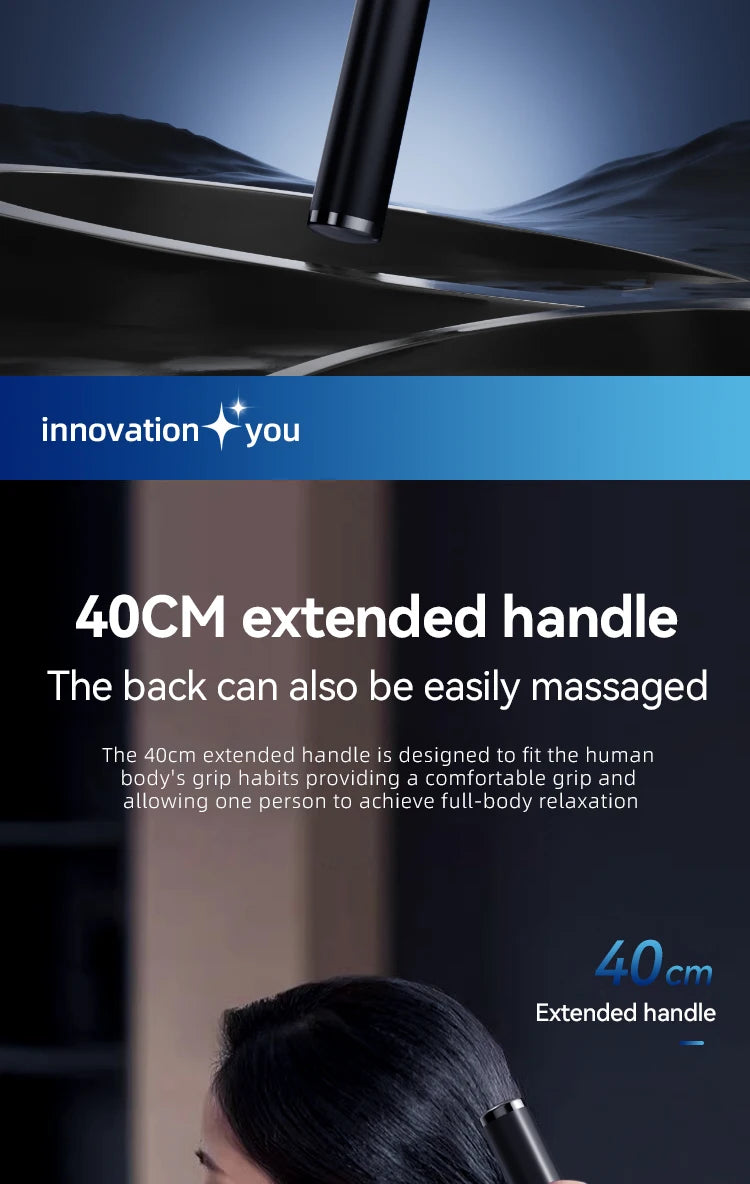 Intelligent Multifunctional Massage Gun Handheld Detachable Long-Handled Elbow Fascia Muscle Relaxation Massager Home Office Use