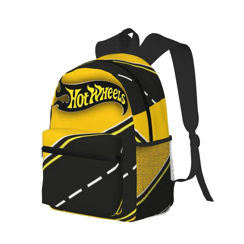 Hot Wheels Race Student Backpack School Bag Hiking Travel Daypack for Men Women Bookbag Shoulder Bags