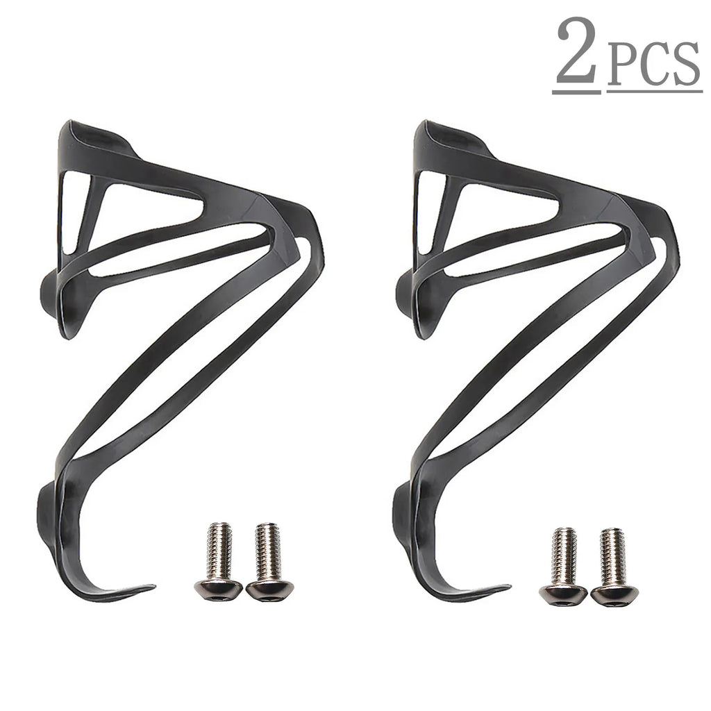 2Pcs Full Carbon Fiber Bicycle Water Bottle Cage MTB Road Bike Bottle Holder Ultra Light Cycle Equipment Matte/Glossy 4 Colors 1