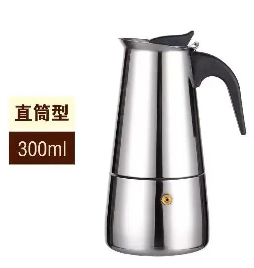 KNCOKAR 1/2/3/6/9/12/14cup Stovetop Moka Coffee Maker Italian Top Moka Espresso Cafetera Expresso Percolator Cafe Coffee Pot