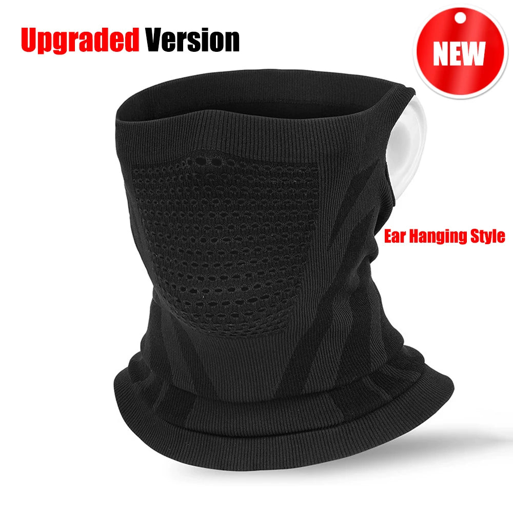 1pc/2pcs/3pcs Unisex Winter Breathable Warm Ski Mask Bike Motorcycle Half Face Mask Scarf Outdoor Hiking Fishing Cycling Mask