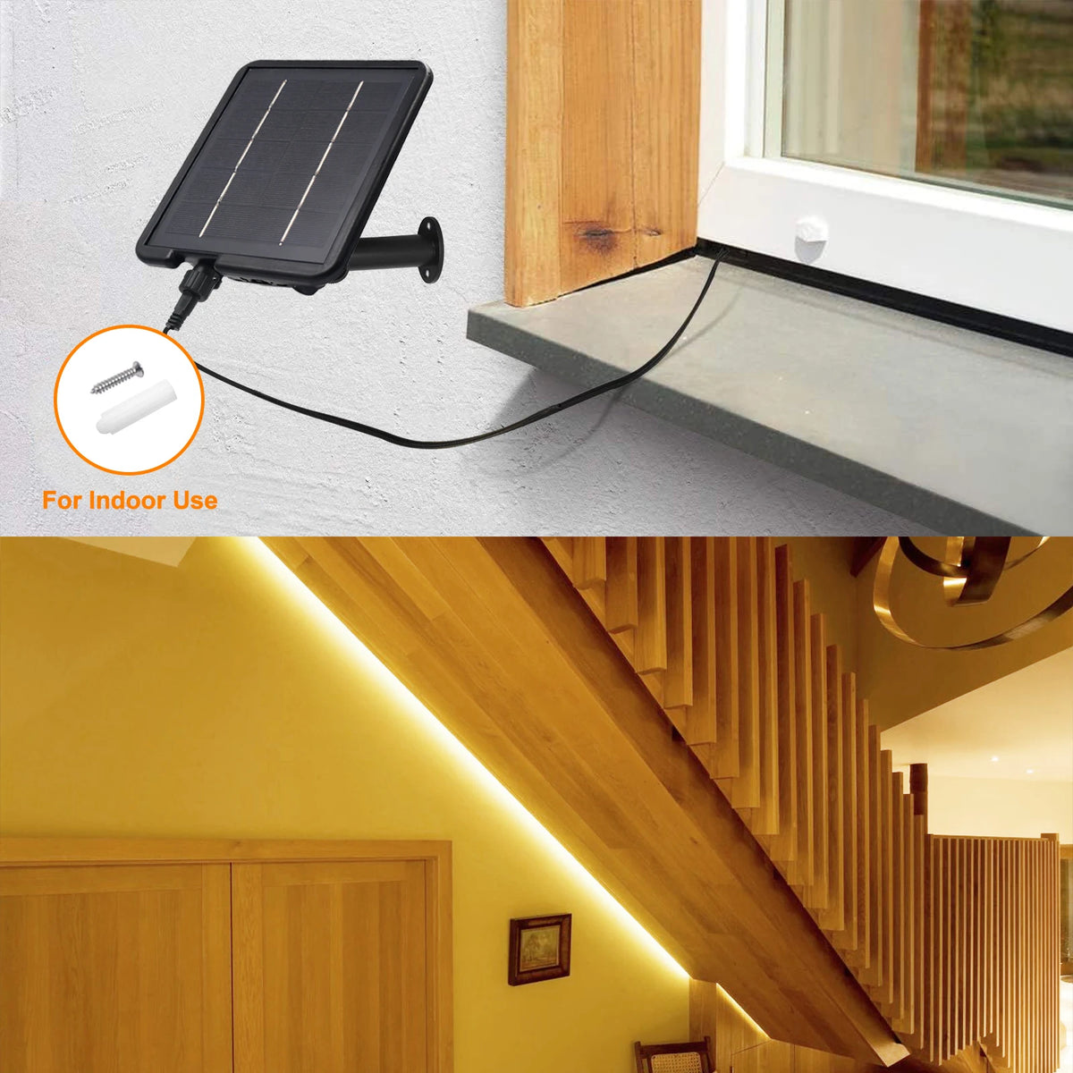 24V COB LED Solar Strip Outdoor Waterproof Neon Light 320LEDs/m Flexible Rope Light Warm Natural White Courtyard Home Lighting