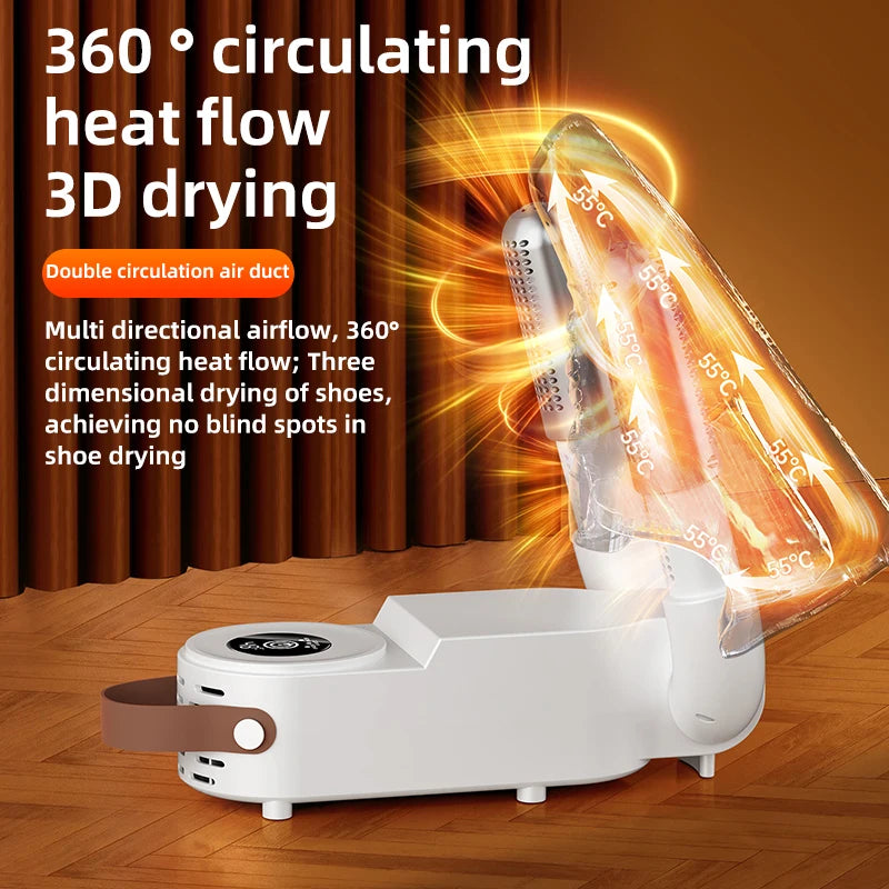 Foldable Shoe Dryer Household Constant Temperature Boot Dryer Fast Drying Shoe Heater Sterilization Deodorization Footwear Dryer - Beauty