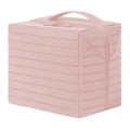 Fold-Down Travel Makeup Bag Waterproof Large Toiletry Bag Hanging Cosmetic Organizer with No-Spill Compartments for Makeup Use
