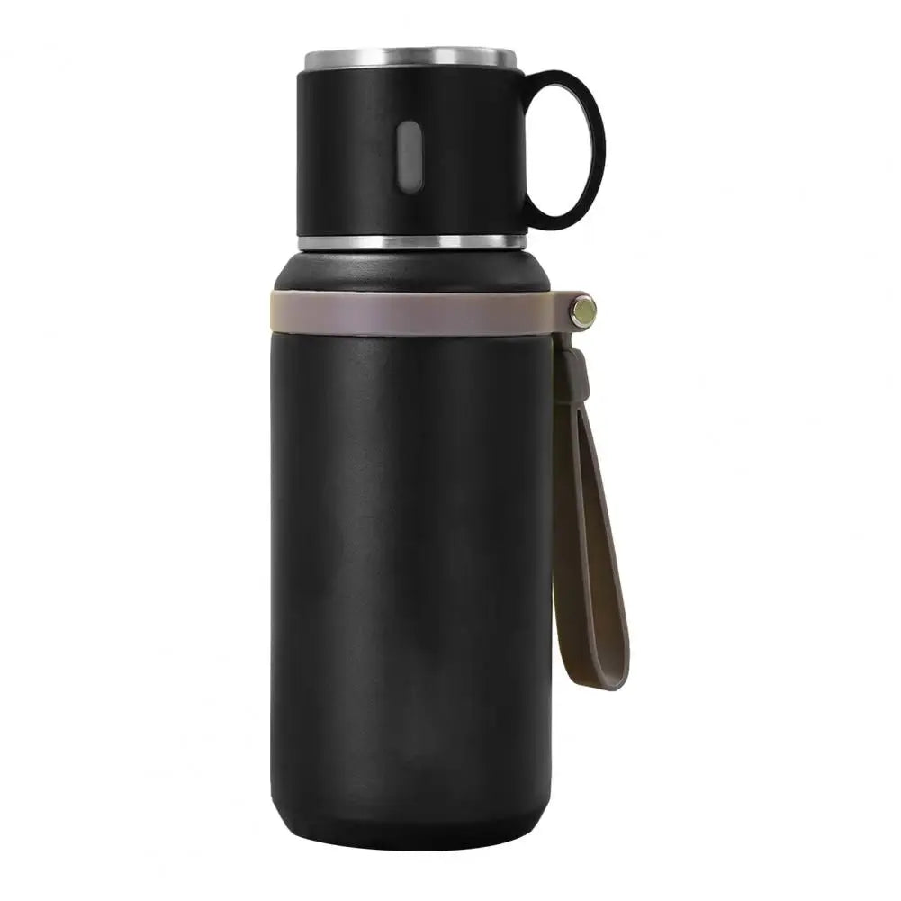 Cup 2-in-1 Drinking Cup Wide Mouth for Hot Cold Drinks 316 Stainless Steel Vacuum Insulated Bottle Spill-proof Travel Flask