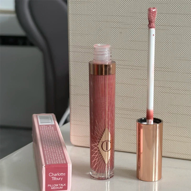 Luxury CT Multicolored Water Light Lip Gloss Lasting Moisturizing Lip Balm Heart-shaped Tip Lip Brush and Jelly Lip Gloss Makeup