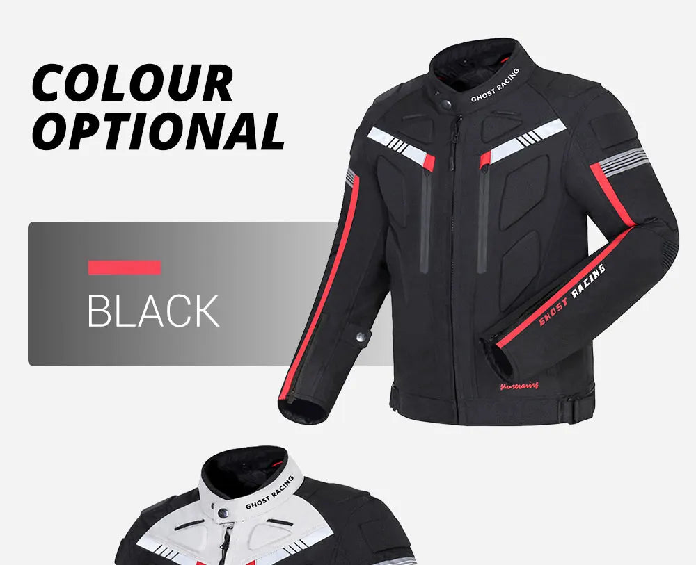 Motocross Jacket Cold-proof Waterproof Motorcycle Jacket Men Chaqueta Moto Protective Gear Motorbike Riding Jacket fit 4 Seasons