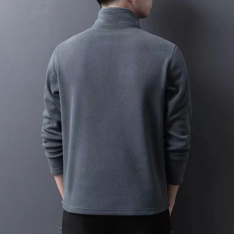 Men's Half-Zip Fleece Pullover Sweatshirt