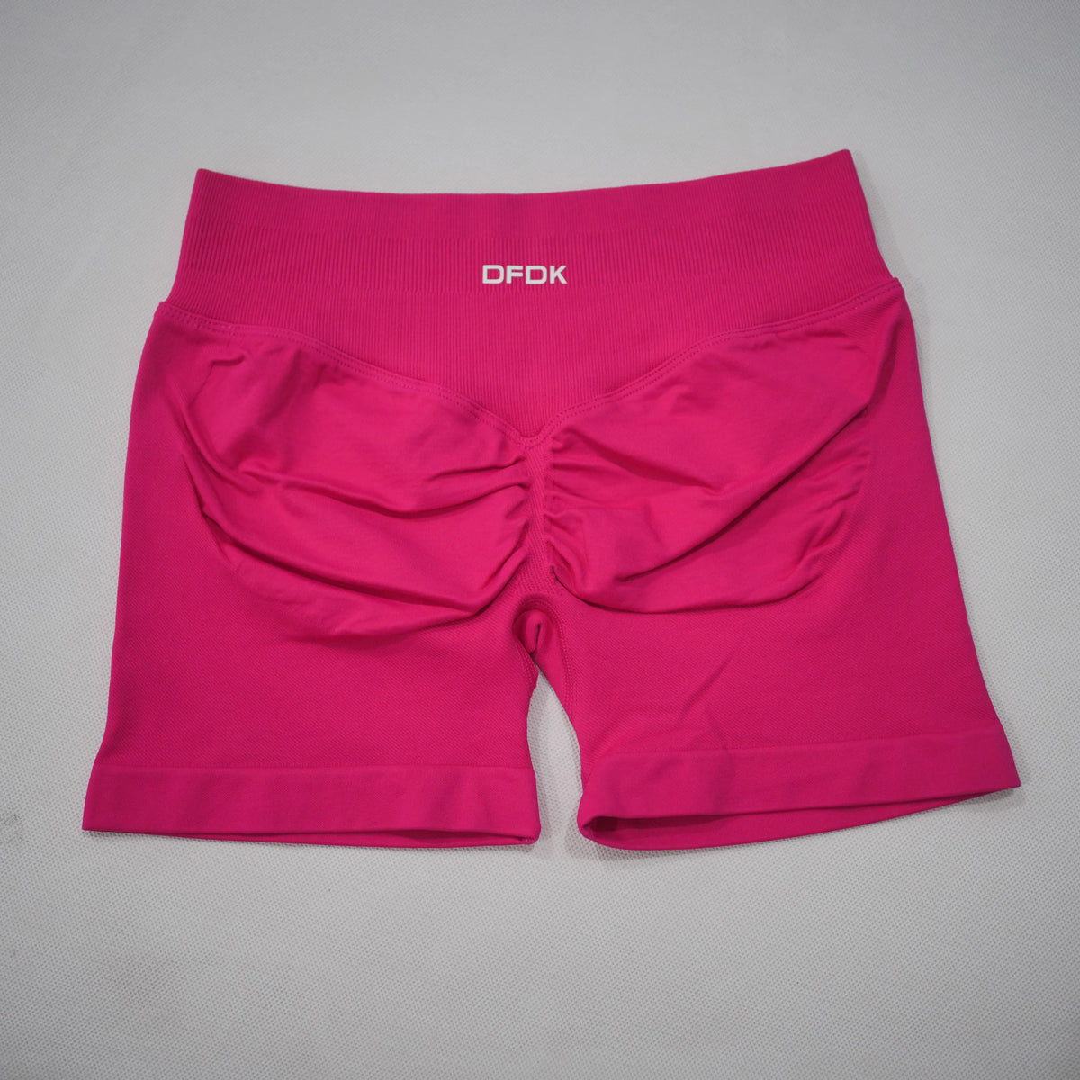 DFDK Women High Waist Yoga Shorts Scrunch Butt Lift Squat Proof Push Up Workout Shorts Gym Running Fitness Athletic Shorts