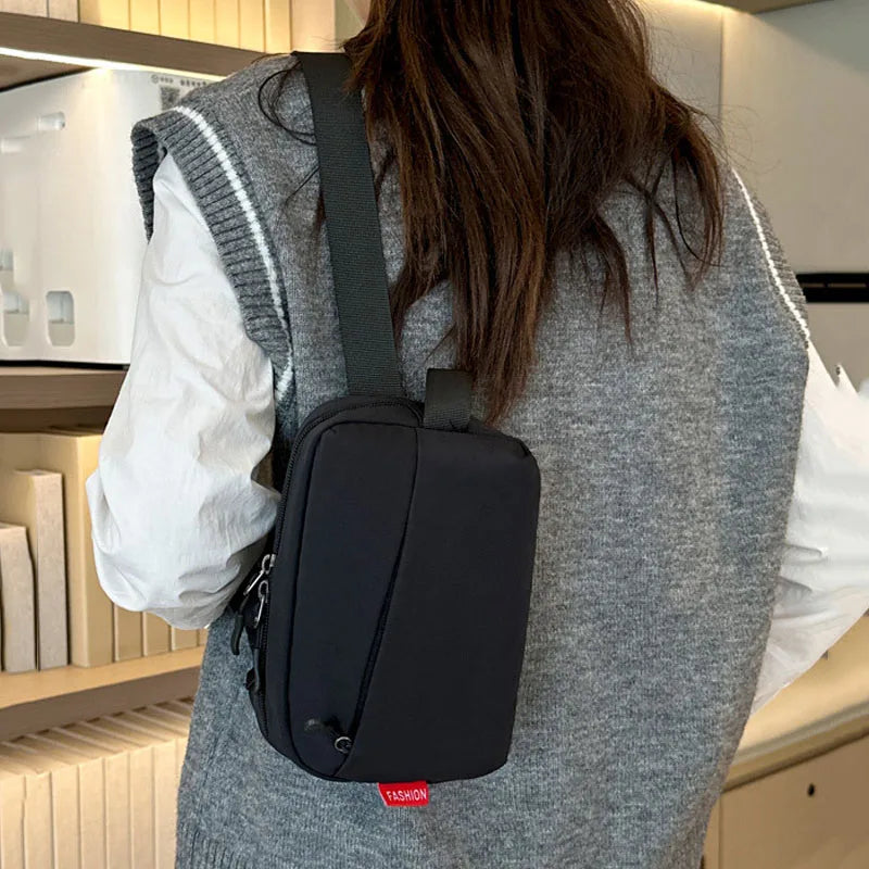 New Nylon Chest Bags Banana Bag For Women Sling Crossbody Waist Pack Unisex Waist Bag Casual Fanny Packs High Quality Belt Bag
