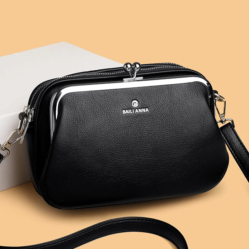 Fashion Women's Bag Daily Purse Handbags Designer Luxury Brand Ladies Shoulder Bags Soft Leather Luxury Versatile Crossbody Bags