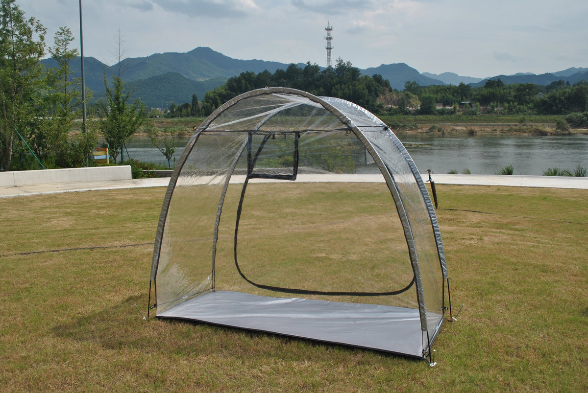 Weather Resistant Outdoor Clear Tent for Bike Trip Camping Picnic Winter Sports Transparent Fishing Shelter Garden 4 Season