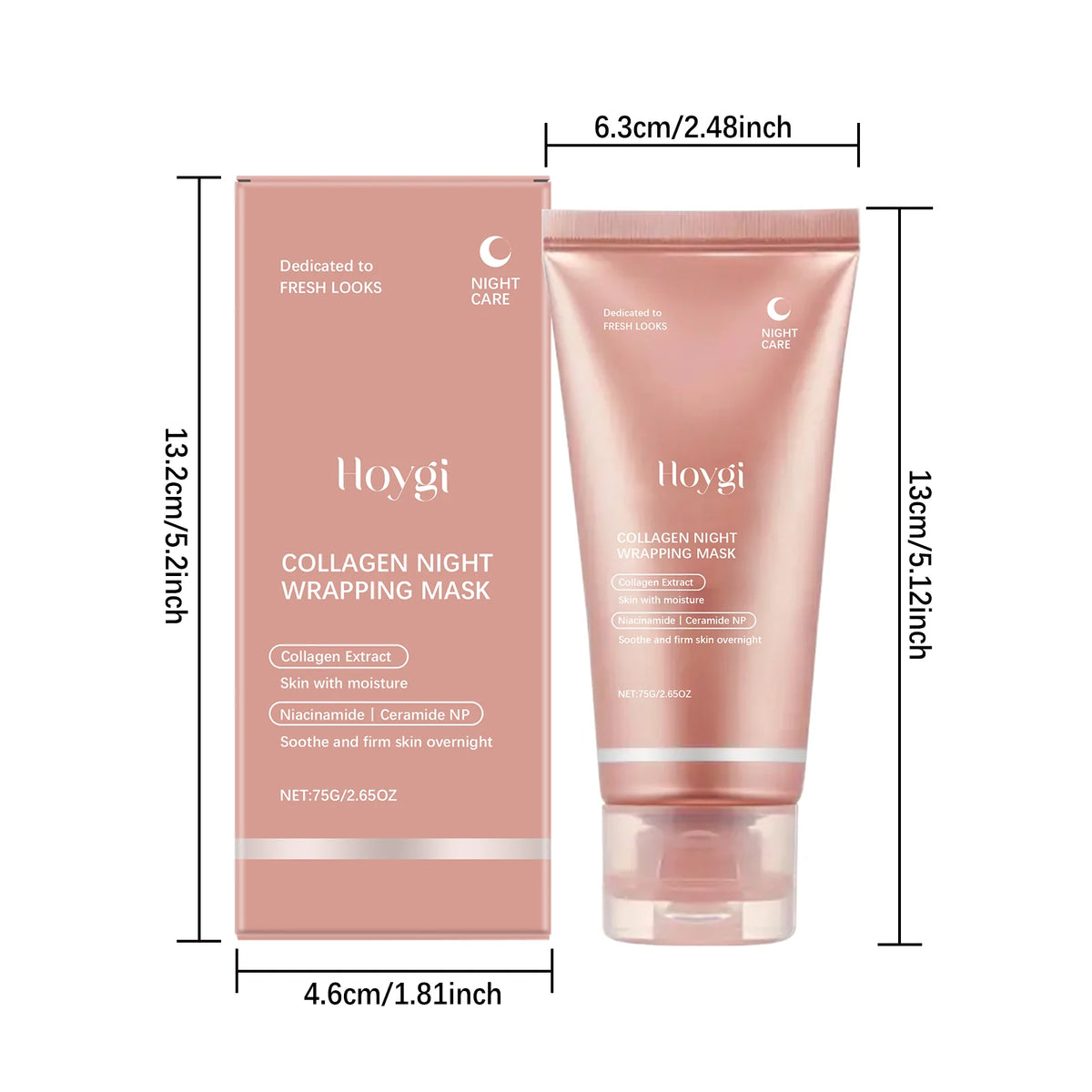 Collagen Peel Off Mask Night Wrapping Hydrating Firming Brightening Elasticity Care Cleansing Face Skin Care Beauty Facial Mask