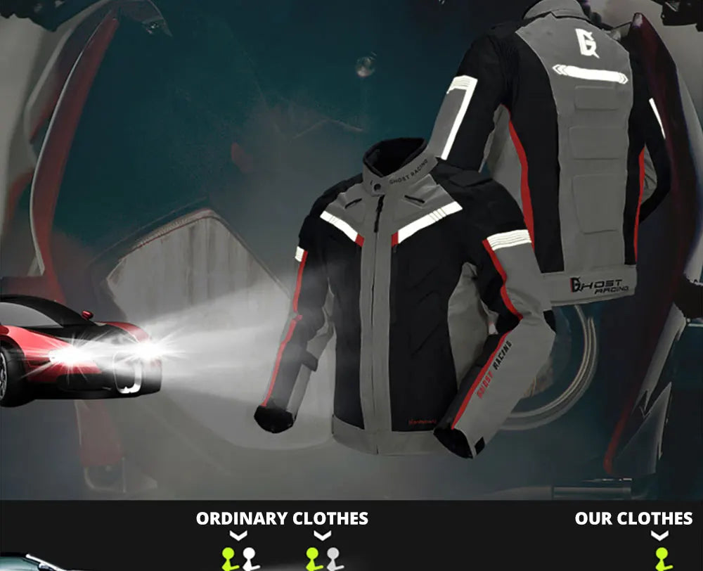 Motocross Jacket Cold-proof Waterproof Motorcycle Jacket Men Chaqueta Moto Protective Gear Motorbike Riding Jacket fit 4 Seasons
