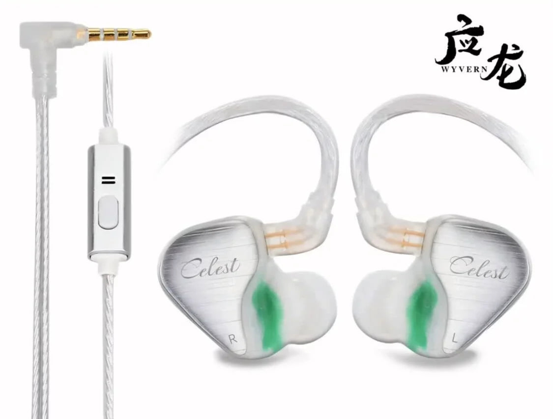 Kinera Celest Wyvern / Wyvern PRO / Wyvern Black 1DD In-Ear Earphone Dynamic Driver 0.78mm Wired HiFi Earbuds Gaming Mic