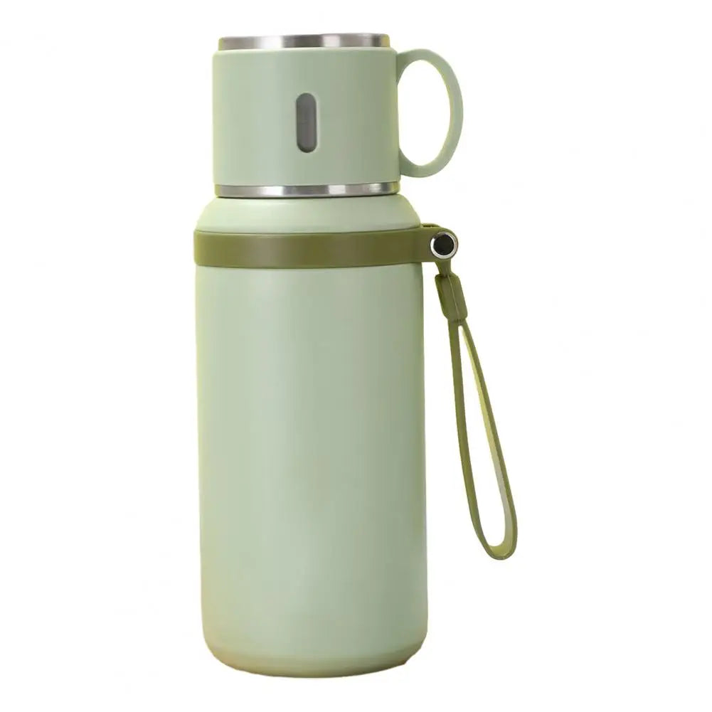 Cup 2-in-1 Drinking Cup Wide Mouth for Hot Cold Drinks 316 Stainless Steel Vacuum Insulated Bottle Spill-proof Travel Flask