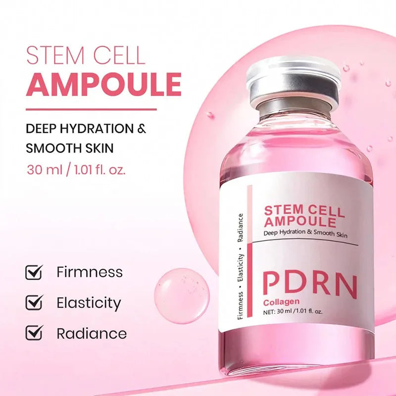Stem Cell Serum PDRN Ampoule Collagen Moisturizing Anti-Aging Essence Reduce Fine Lines Wrinkle Tighten Brighten Face Skin 1PCS