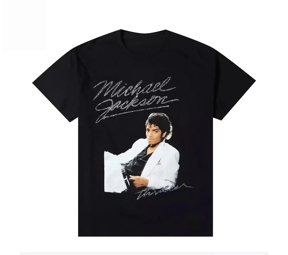 2026 Michael Jacksons This Is It T-shirt Unisex Singer Cotton Men T Shirt New Summer Breathable Tshirt Womens Tops New Fashion
